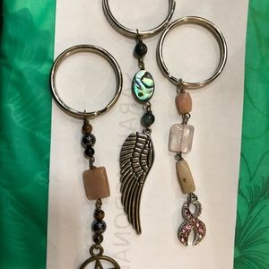 hand made beaded keychains